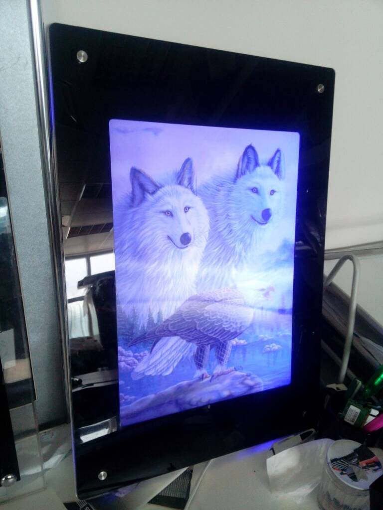 Unit with Mini-LED-Light